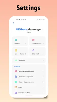 MDGram Messenger android App screenshot 0